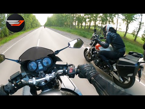 Видео: Заглох на трассе. Вот тебе и надёжность HONDA. Покатухи на трёх CB1300 2 часть.