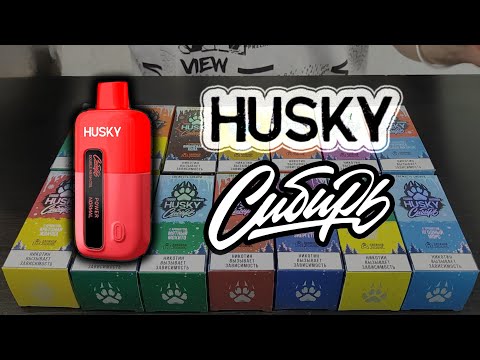Видео: Обзор на одноразки Husky Сибирь на 15000 затяжек ● Магазин "Сладкий Пар"
