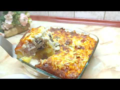Видео: КАРТОФЕЛЬНЫЙ ПИРОГ бЕЗ ТЕСТА!