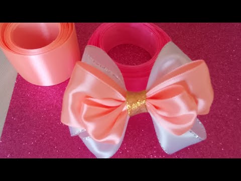 Видео: This bow is made of ribbon. Этот бантик сделан из лент.