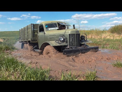 Видео: Дизельный ЗИЛ-157 порвал бездорожье!!! Такого от "ЗАХАРА" не ожидал никто!!!
