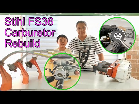 Видео: VTECH 23 - Ремонт карбюратора триммера Stihl FS36