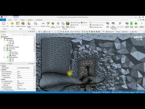 Видео: 9.2 Моделирование гидродинамики гребного винта. Построение сетки в ANSYS Mesh