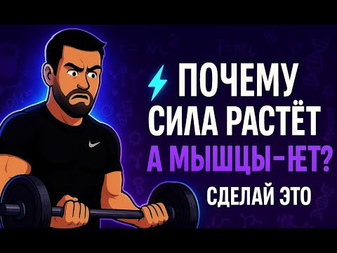 Видео: Почему сила растёт, а мышцы — нет