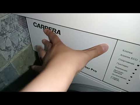 Видео: Стирка 2-х белых полотенец. CARRERA. Экспресс 15' ежедневная 40° 800об/мин