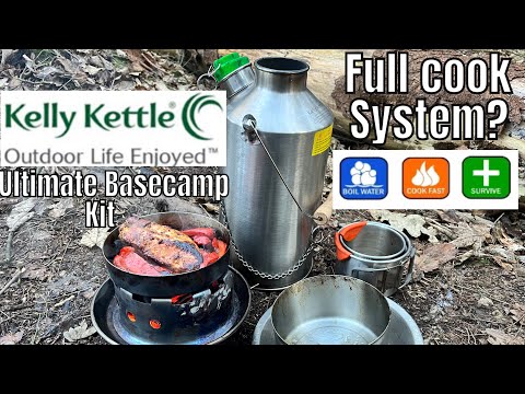 Видео: Готовим курицу по-каджунски в лесу | Набор Kelly Kettle Ultimate Basecamp | Тест в реальных условиях