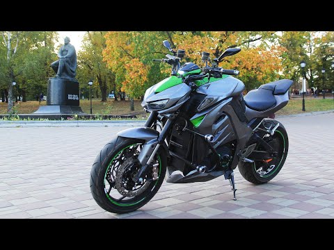Видео: Электромотоцикл Z1000 из Китая
