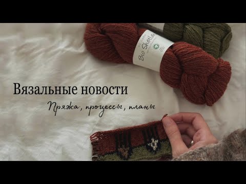 Видео: Вязальные новости: что вяжу, что планирую связать, новая пряжа