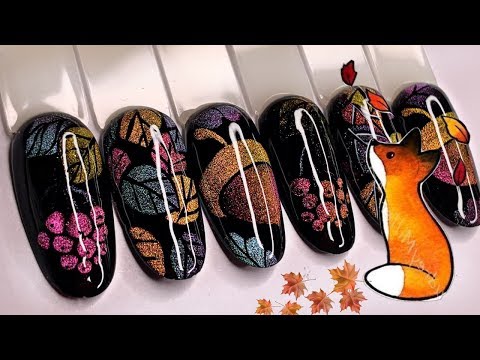 Видео: Быстрый дизайн ногтей с кошачим глазом😍Как сделать блик на весь ноготь💅Manicure