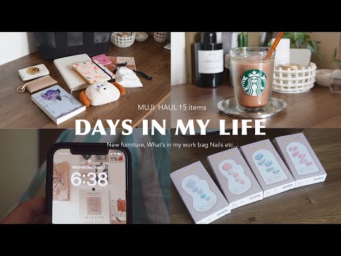 Видео: Дни моей жизни👩‍💼Новая мебель🏠 MUJI 15 летних вещей☀️кулинария, ресторан GINZA, ногти💅и т. д…