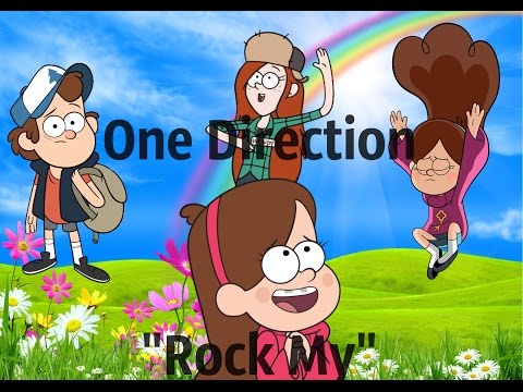 Видео: One Direction  "Rock Me" / Гравити Фолз