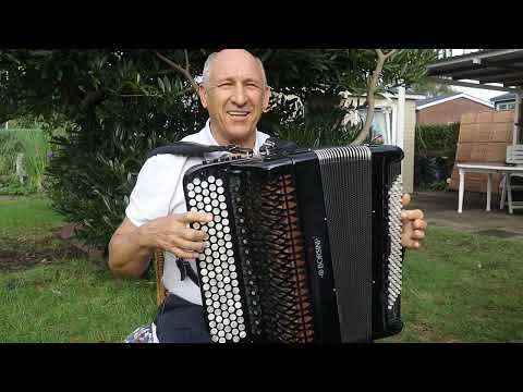 Видео: То не капли крови на снегу - песня на баяне бр.Николай