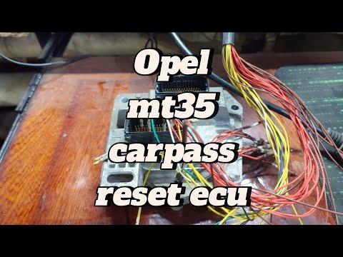 Видео: Opel MT35 чтение CARPASS RESET ECU Carprog Opcom