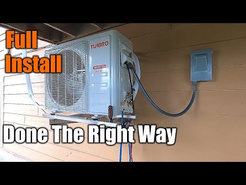 Видео: Они заставляют нас использовать их | Тепловой насос или мини-сплит-система с полной установкой | ...