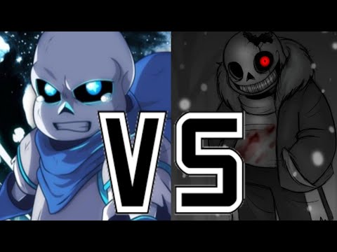 Видео: Horror Sans VS Swap!Sans[] Кто сильнее?
