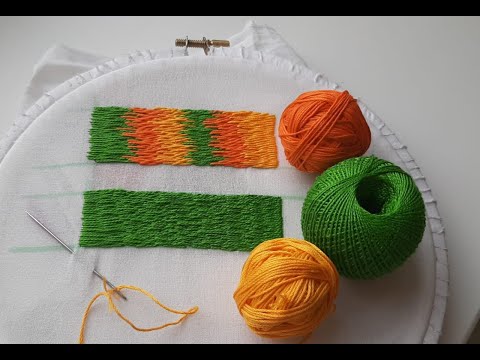 Видео: Вышивка гладью для начинающих. Первые шаги. Урок 2. Stitch embroidery for beginners. Lesson 2.