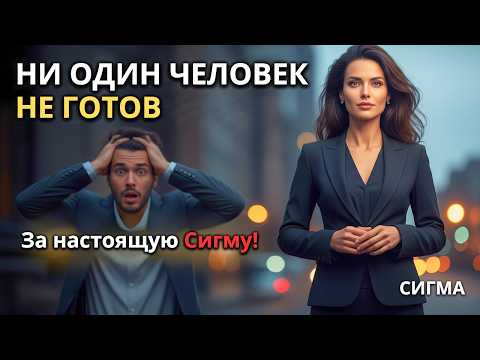 Видео: НИ ОДИН МУЖЧИНА НЕ ГОТОВ К НАСТОЯЩЕЙ ЖЕНЩИНЕ-СИГМЕ!