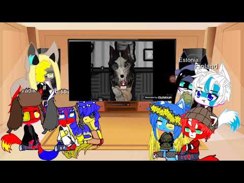 Видео: ×|реакция стран на страшилки|×  countryhumans