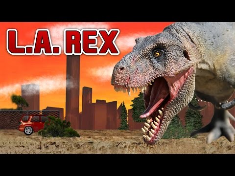 Видео: Мультик про динозавров: Динозавр Рекс в Лос-Анжелесе - GF4Y.COM