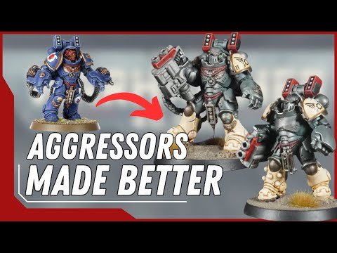 Видео: Вы НИКОГДА не видели таких АГРЕССОРОВ - Warhammer 40K Conversion/Kitbash