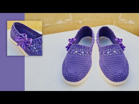 Видео: 💥⚡МОКАСИНЫ ЖЕНСКИЕ СОФИЯ💥💝 ВЯЖЕМ КРЮЧКОМ 🔥💥 CROCHET SHOES