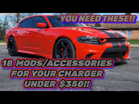 Видео: 18 модификаций/аксессуаров до 350 долларов! | Dodge Charger