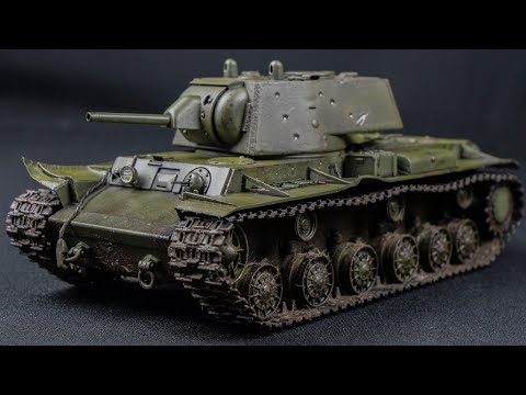 Видео: КВ-1 (Л-11). 1/35 Звезда. Сборная модель танка