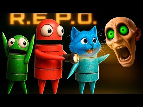 Видео: 😲 СУМАСШЕДШЕЕ R.E.P.O. КОТЁНОК ЛАЙК КИРЮХА и КРОНОС