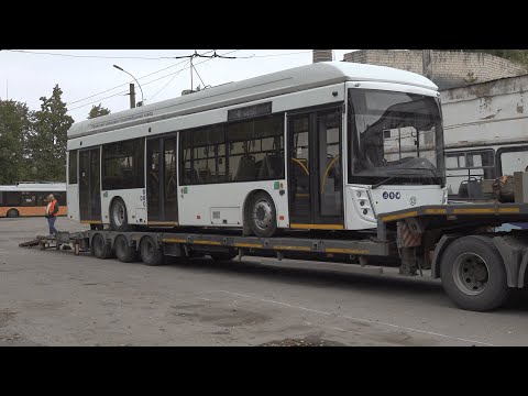 Видео: Тест-драйв между берегами: в Ульяновск привезли новый троллейбус