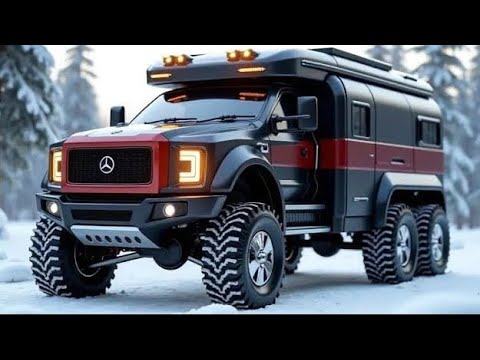 Видео: Концепт-внедорожник Mercedes 6×6: Сила, стиль и проходимость будущего