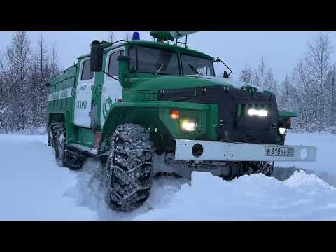 Видео: 5 января 2025 год. В шинах 0,7 Атм. Урал прёт.