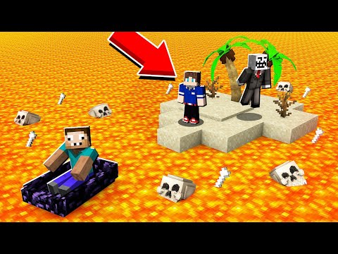 Видео: ПРО И ЧИТЕР ВЫЖИВАЮТ НА ОСТРОВЕ СРЕДИ ЛАВЫ В МАЙНКРАФТ 100% ТРОЛЛИНГ ЛОВУШКА МУЛЬТИК MINECRAFT