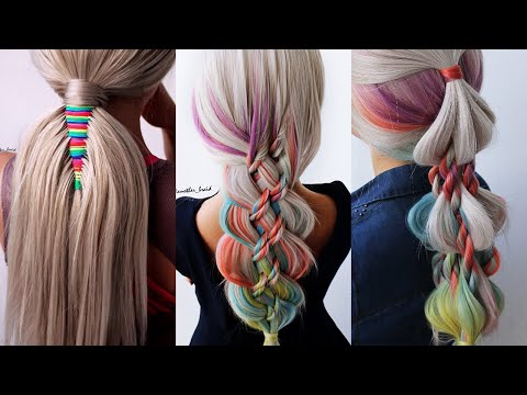 Видео: Простые и красивые Прически Для Ленивых ♡ На Учебу и Работу на Каждый День школу ♡