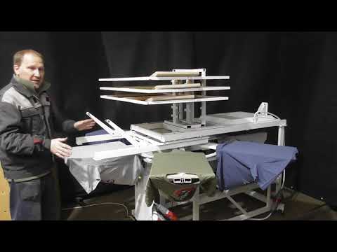 Видео: Маленькая карусель на много красок. Шелкография.