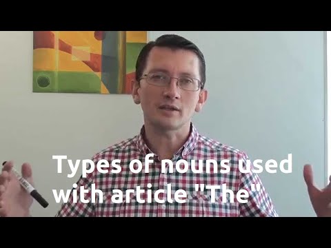 Видео: Максим Ачкасов - Категории существительных с артиклем "the" в английском языке