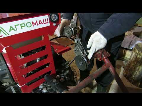 Видео: МТ-110 и роторная косилка.