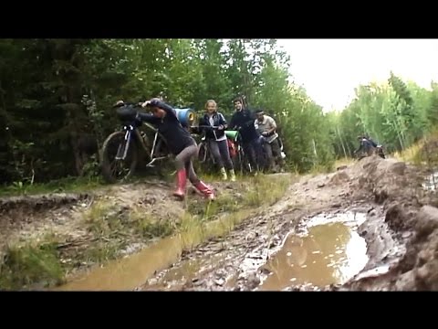 Видео: Белое море - дорога на Нёноксу, Сюзьма - фрагмент велопохода от ГородокТВъ