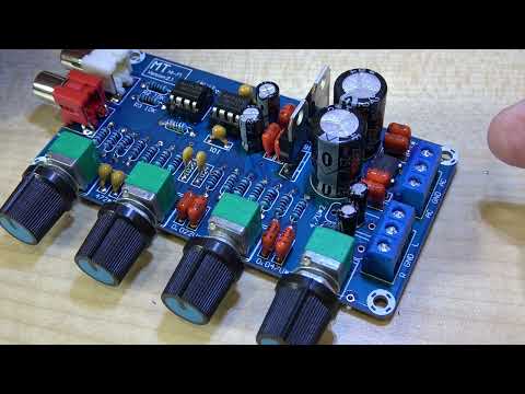 Видео: Комплект предусилителя-регулятора тембра NE5532.