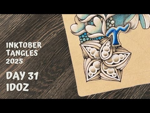 Видео: Inktober Tangles 2025 - День 31 - IDoZ