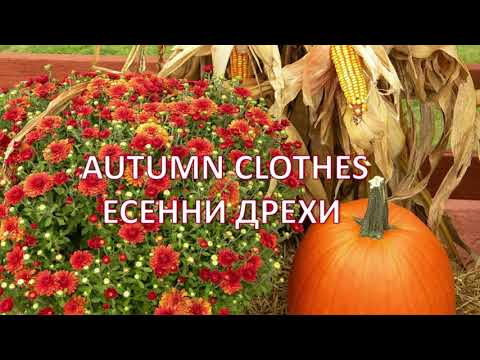 Видео: Уча английски: Есенни дрехи - Autumn clothes