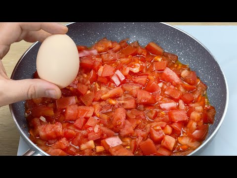 Видео: Таких вкусных яиц с помидорами я еще не ел! Простейший завтрак за 5 минут #103