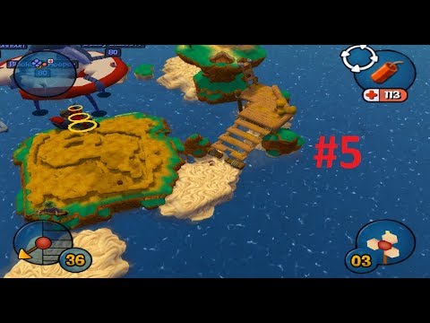 Видео: Worms 3D Прохождение #5 Все идеи не верны [ЧЕРВЯКИ в 3D]