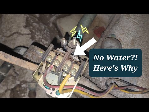 Видео: Нет воды. Из-за поломки гидроаккумулятора датчик давления не активировал скважинный насос. Пора в...