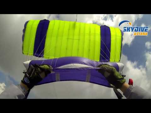 Видео: Прыжки с вертолета в Астане. Skydive Astana. Helicopter.