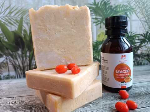 Видео: Облепиховое мыло