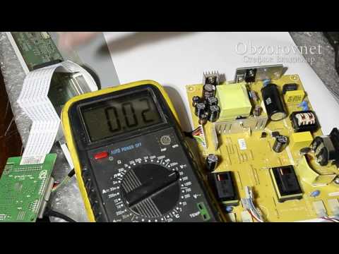 Видео: Монитор ASUS VW193DR с прогревом появляются полосы