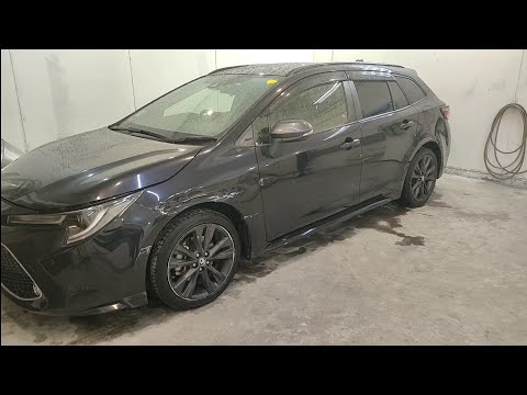 Видео: Tooyota Corolla Touring: ремонт и покраска борта