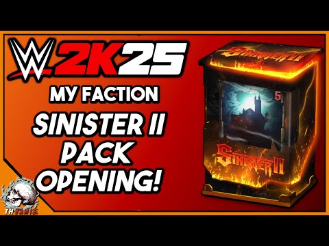 Видео: Открытие набора Sinister 2! WWE 2K25 MyFaction