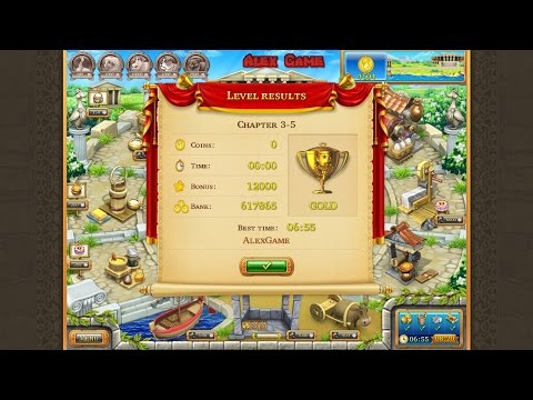 Видео: Farm Frenzy Ancient Rome Chapter 3-5 only GOLD Веселая ферма Древний Рим Глава 3-5 Золото