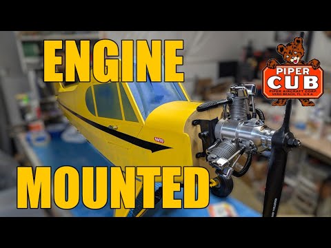 Видео: Piper J-3P: обновление с УСТАНОВЛЕННЫМ двигателем